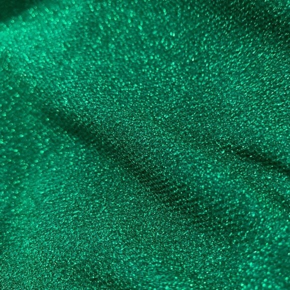 NWT Good American Summer Green sparkly green bikini top. Size 0 (X-Small) - Picture 6 of 8